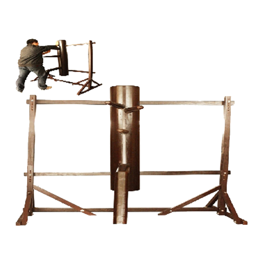 Wing Chun wooden dummy, 67 14" tall hard wood pile