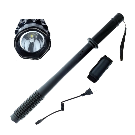 19" Stun Gun with Led Light Black