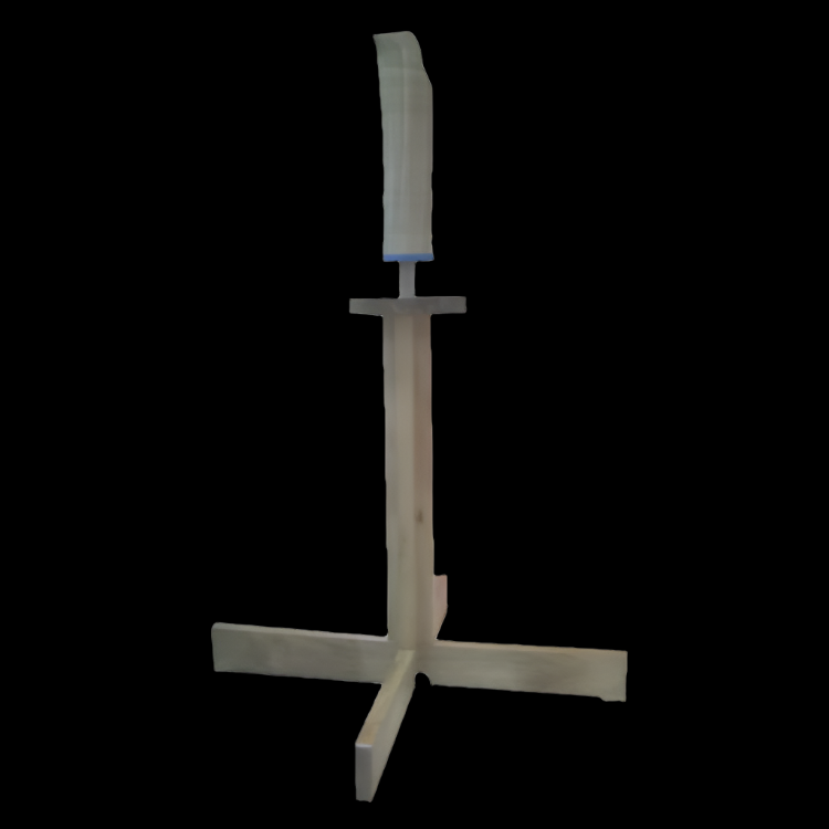 35" Wood Kando cutting stand