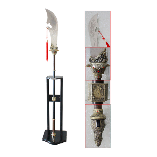 78" Guan Dao w/ hand forged blade and brass parts