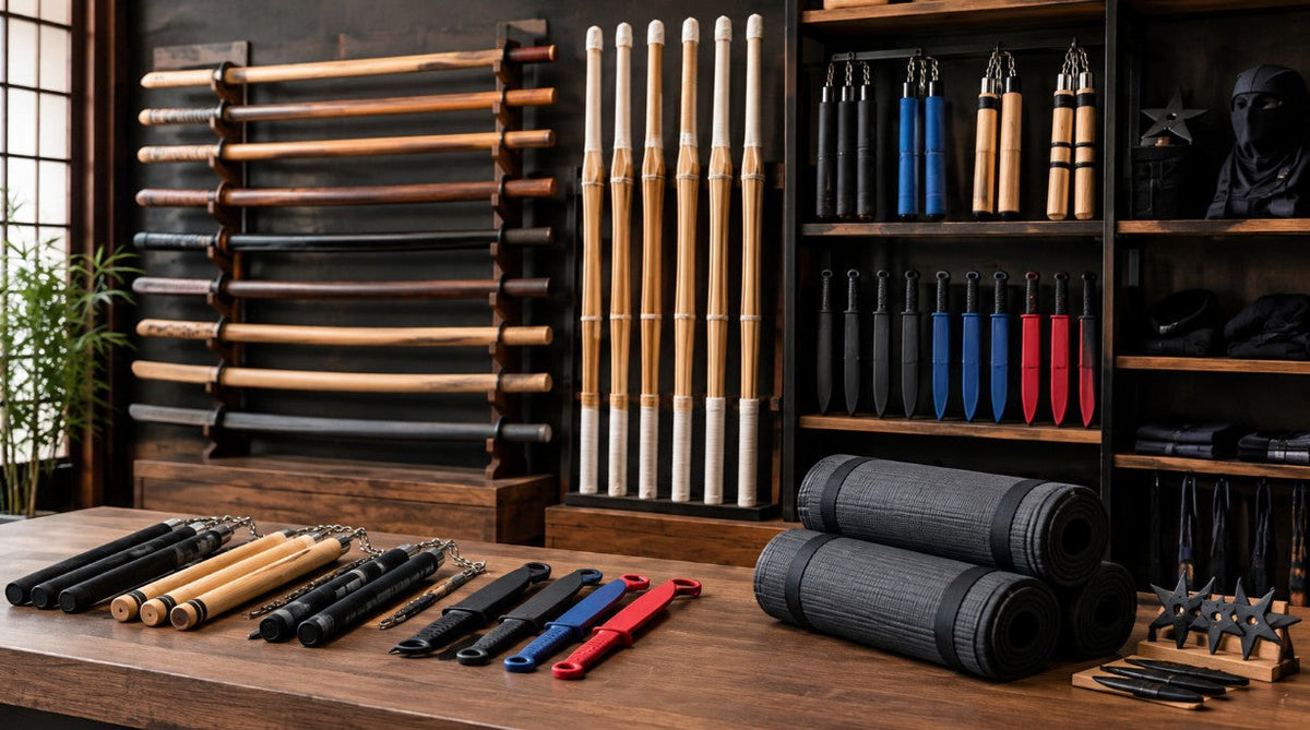 Wholesale martial arts training equipment including bokken and shinai
