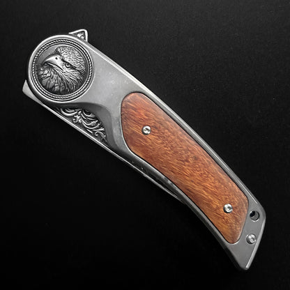 Sigma Folding Knife - Eagle Wood Handle