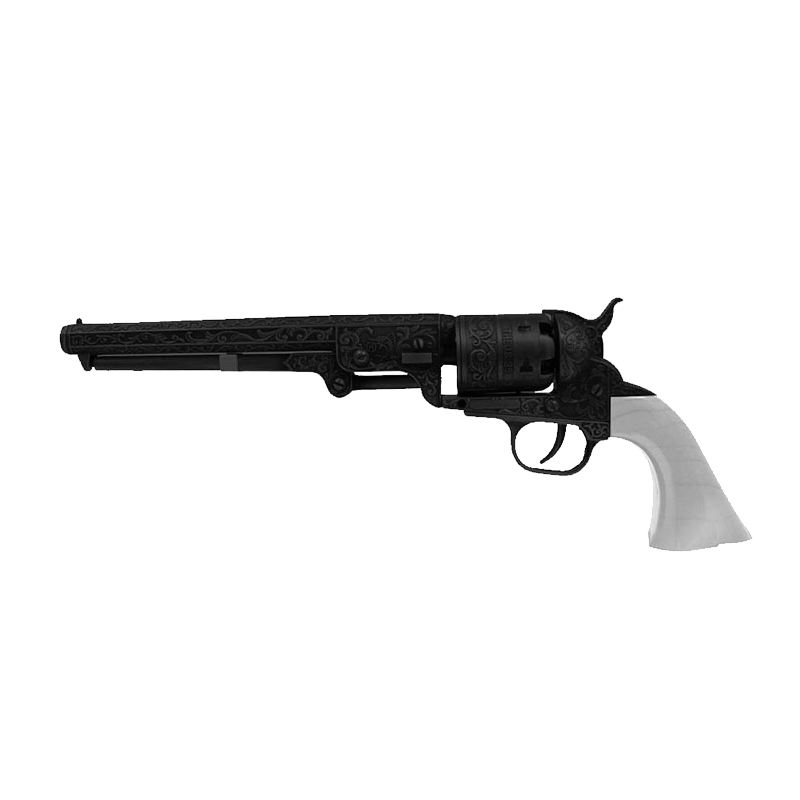 13 1/2" Decorative Replica Antique Prop Revolver Gun w/ Display Stand Display Gun All Products PacificSolution 31