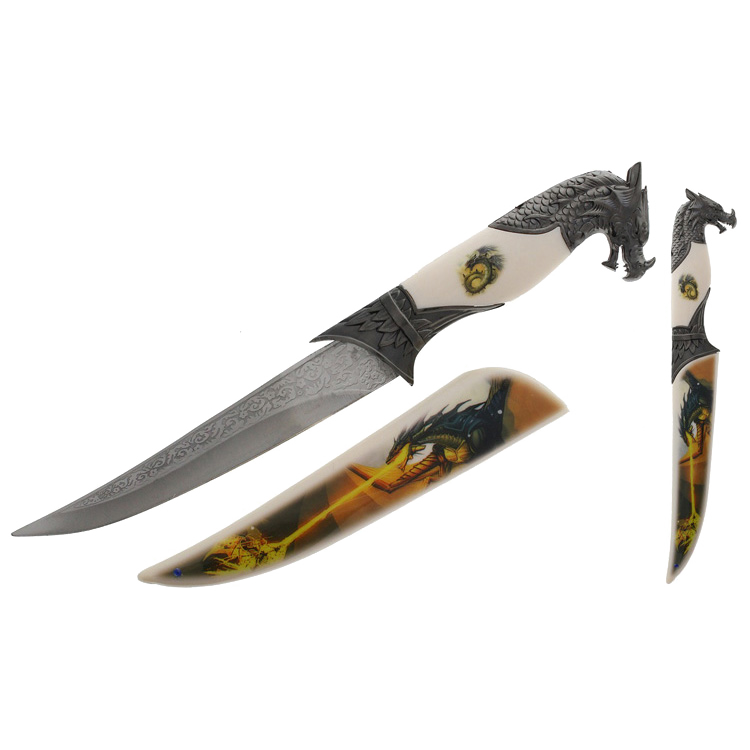 13 1/2" Fantasy Dagger with scabbard Dagger All Knives PacificSolution 7