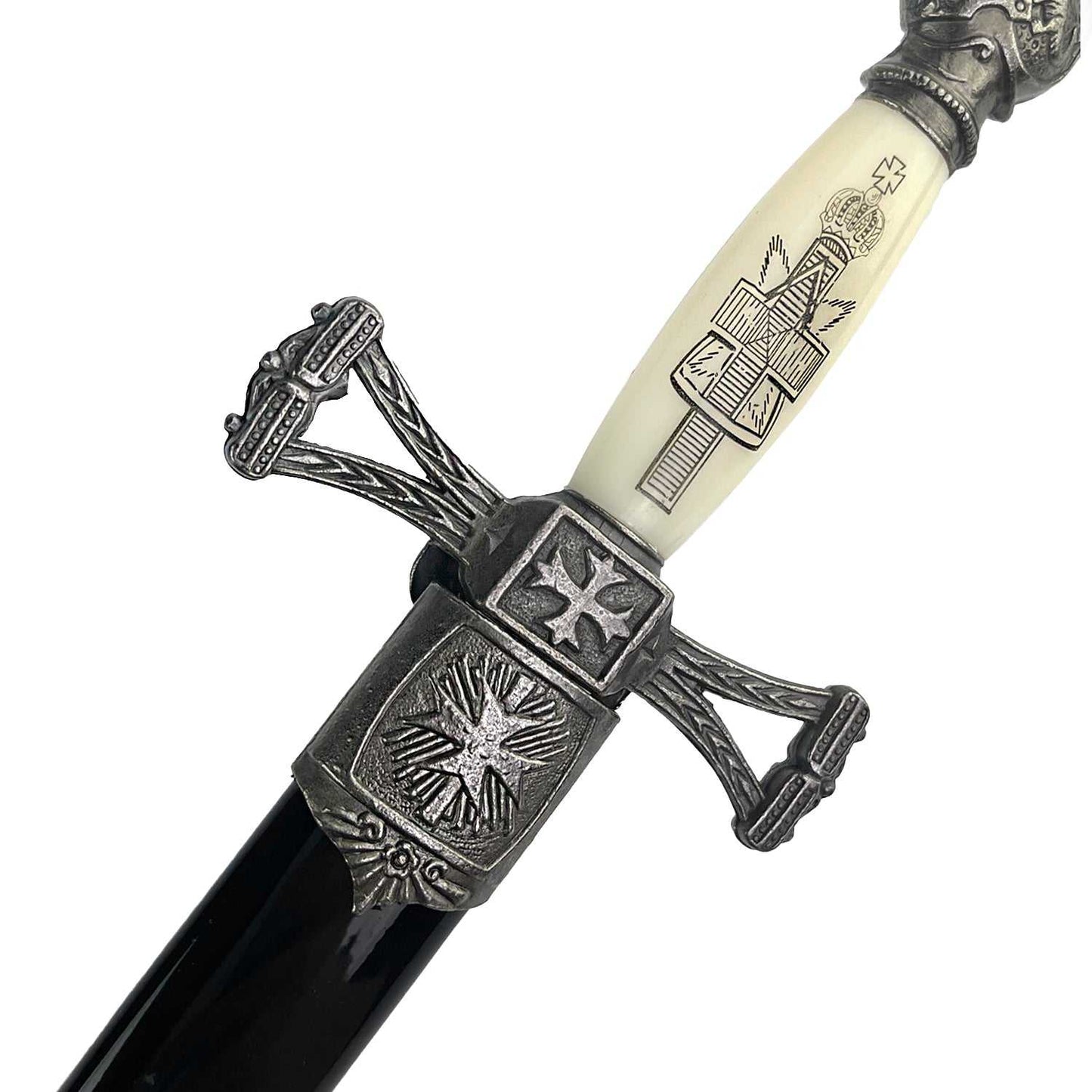 13 1/2" Renaissance Dagger Knights Templar Simple Product All Brands Fantasy Edge 8