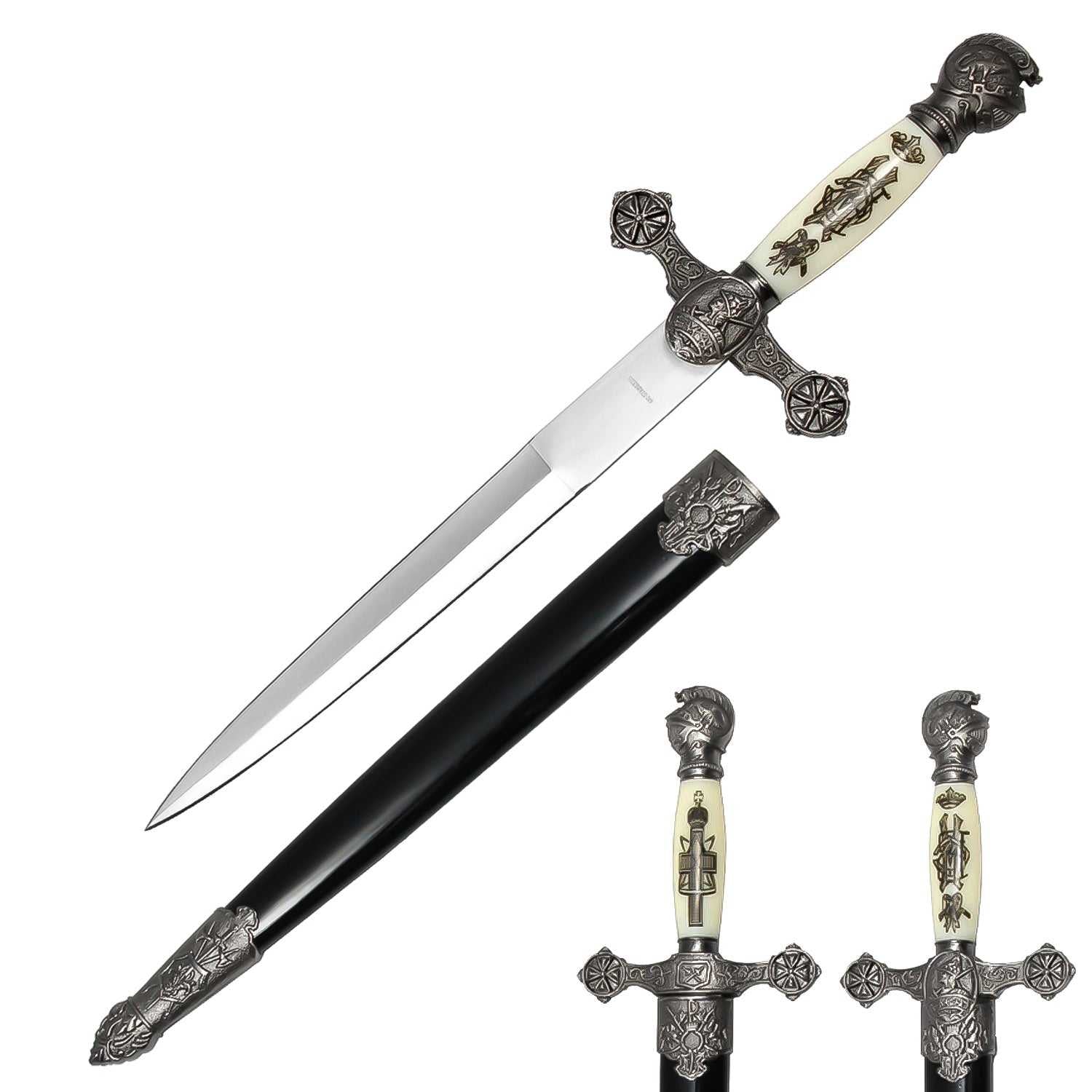 Wholesale Knights Templar Daggers - 13 1/2