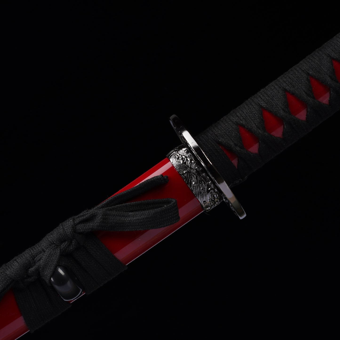 3Pcs Samurai sword Red set with Stand