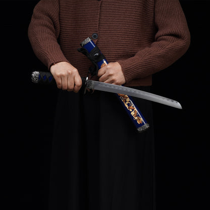 3Pcs Samurai sword set, Plastic scabbard