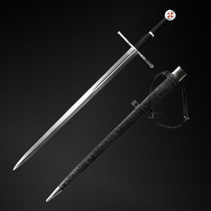 52"  Hand Made Sharp 1060 Steel Medieval Sword