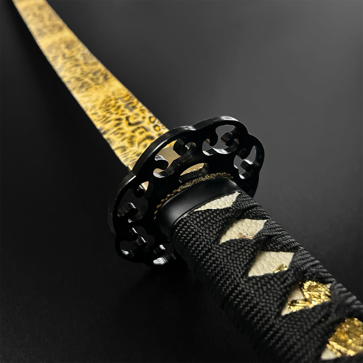 41" Hand Forged Sword with Cheetah Print Blade