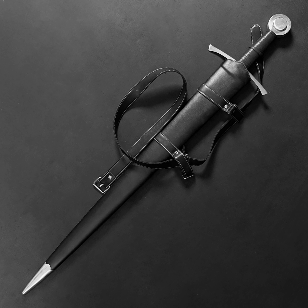Medieval Sword - 37.8"  Hand Forged Sharp 1060 Steel