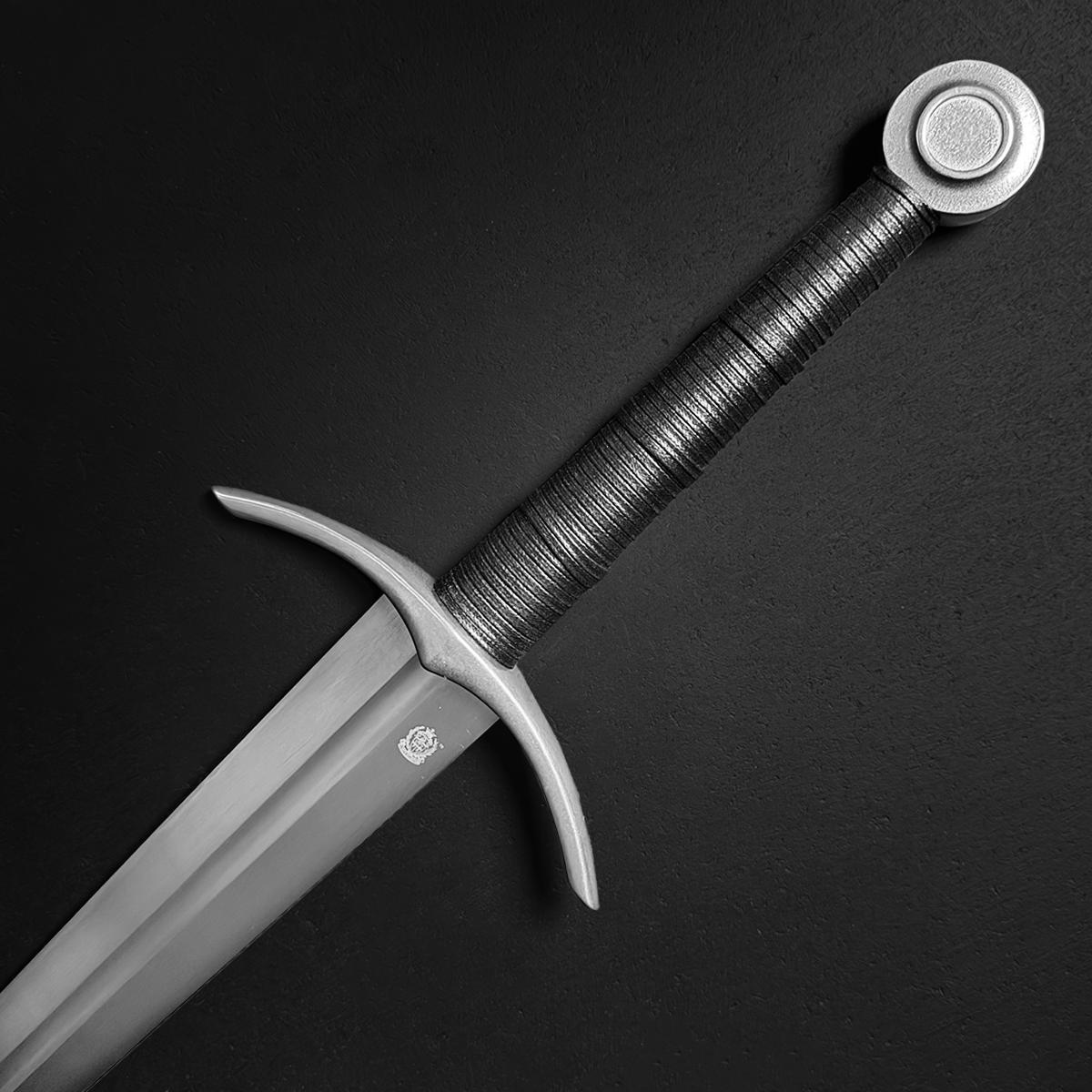Hand Forged Medieval Sword w/ Leather Strips