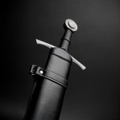 37.8"  Hand-Forged Full-Tang Damascus Steel Medieval Sword