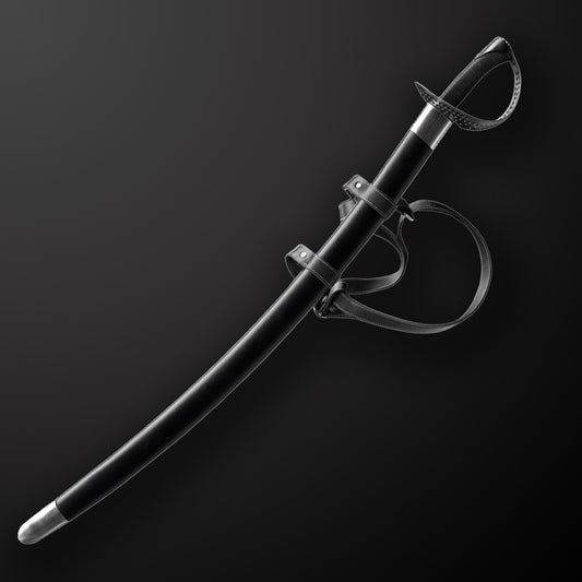 40.15"  Hand-Forged Full-Tang Medieval Saber 1060 Carbon Steel