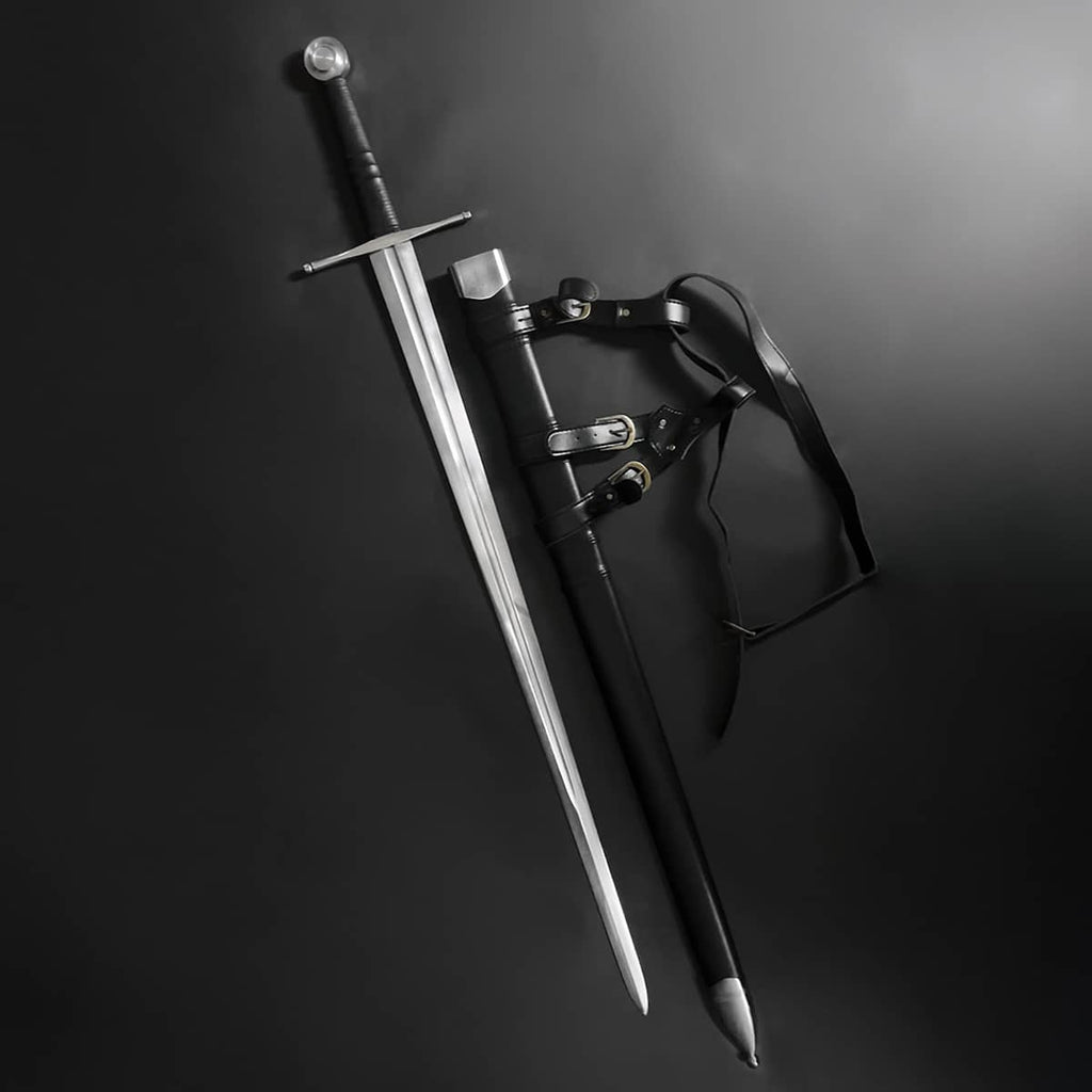 45"  Hand Made Sharp 1060 Steel Medieval Sword