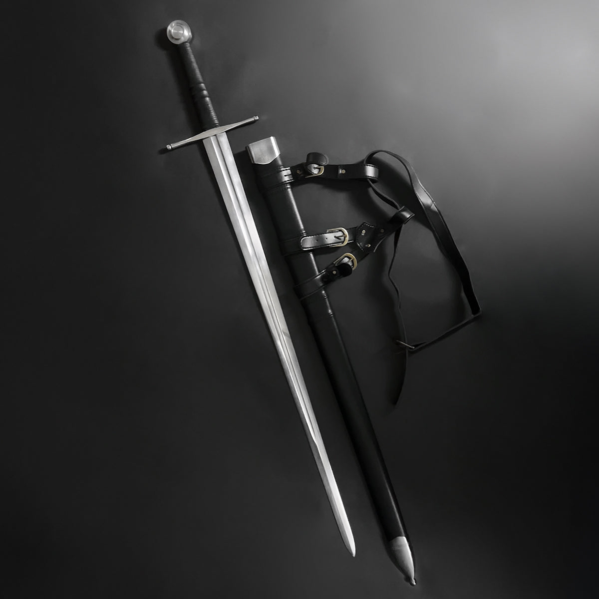 45"  Hand Made Sharp 1060 Steel Medieval Sword