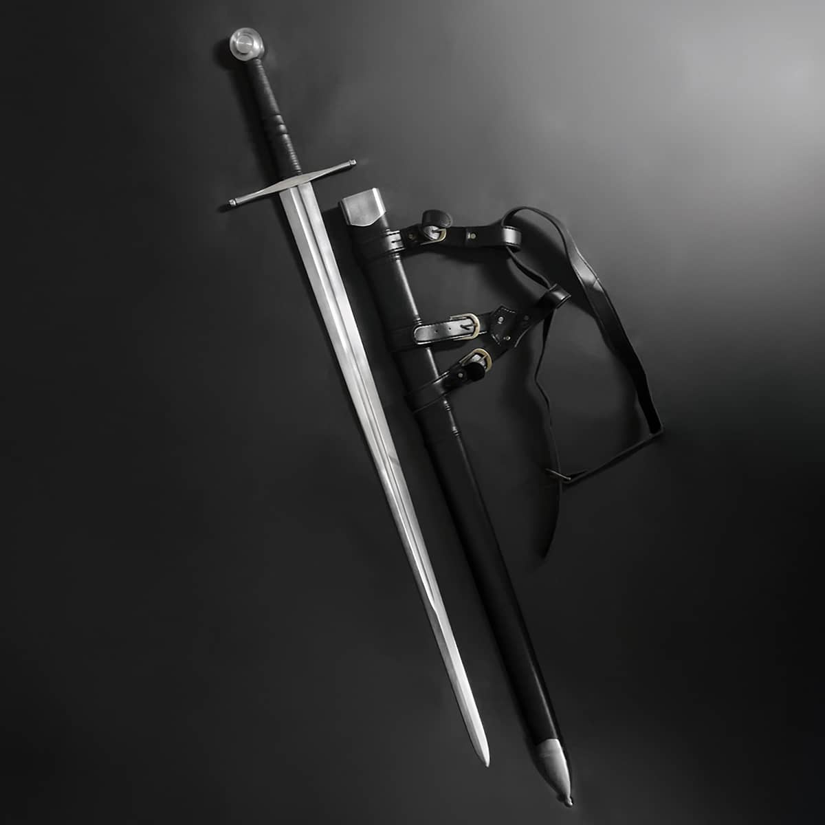 45"  Hand Made Sharp 1060 Steel Medieval Sword