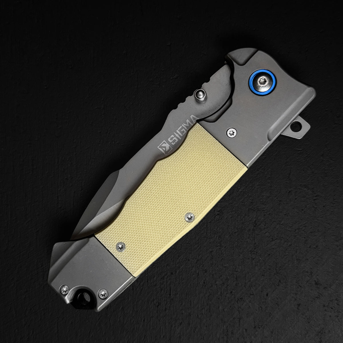 Sigma KSB437GGY Ball-Bearing Knife | 4-Inch 8Cr Blade