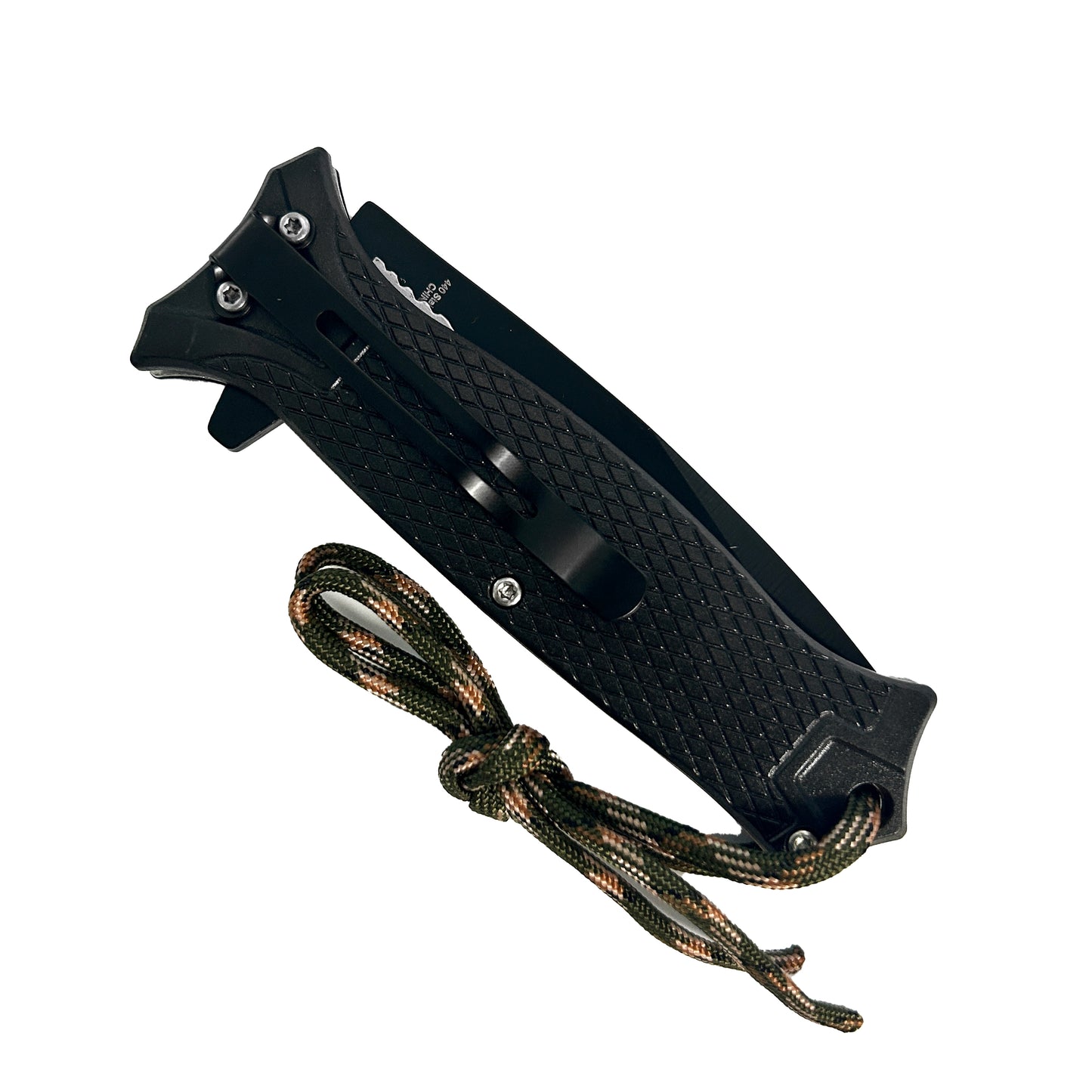 3" Black Blade / Orange Handle / Assisted Knife