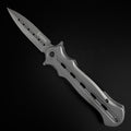 Sigma Ball Bearing Folding Knife -3 3/4" Blade / 4 3/4" Handle / Ball Bearing System / Gray