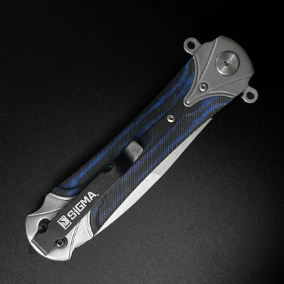 Sigma Ball Bearing Blue Folding Knife