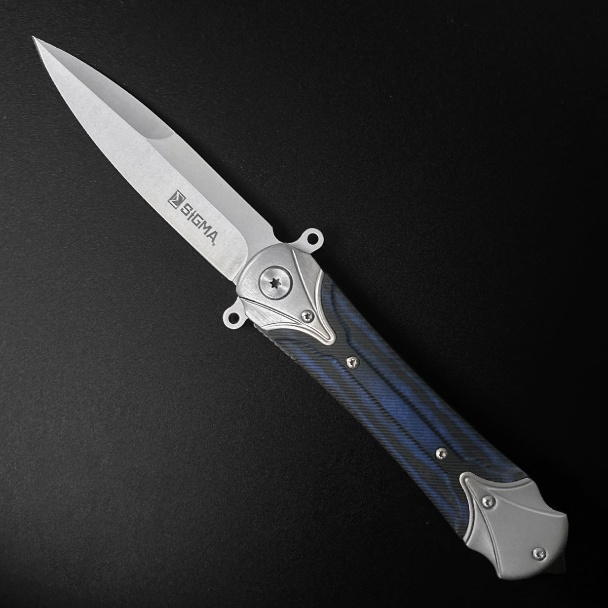 Sigma Ball Bearing Blue Folding Knife