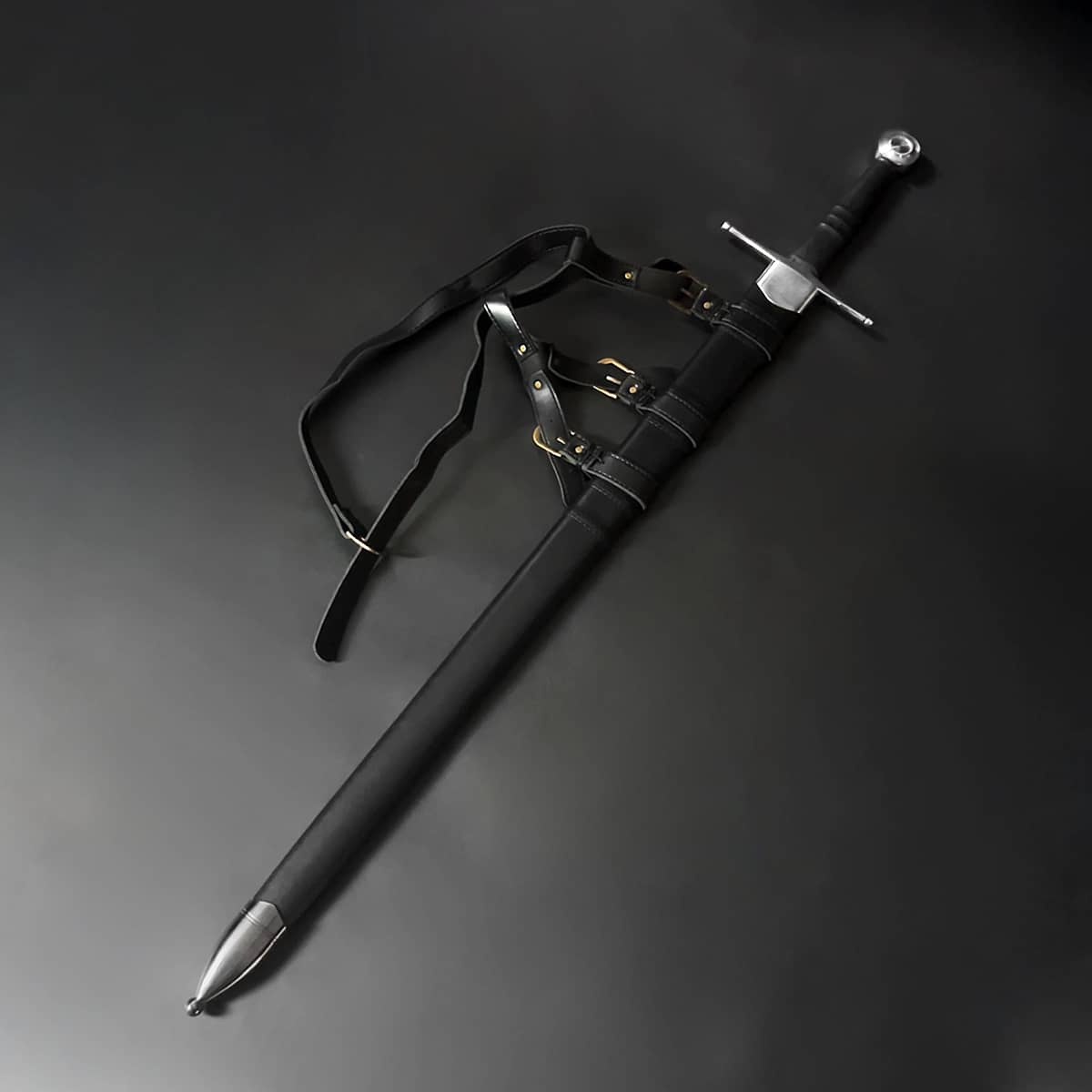 45"  Hand Made Sharp 1060 Steel Medieval Sword