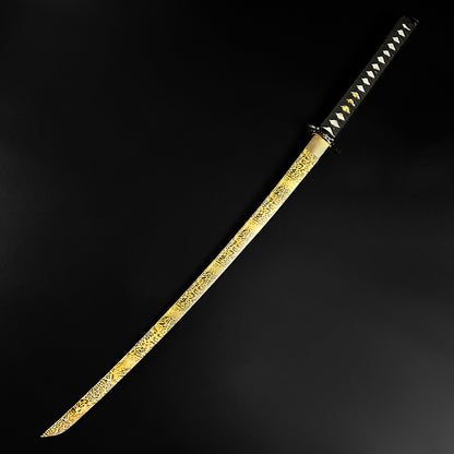 41" Hand Forged Sword with Cheetah Print Blade