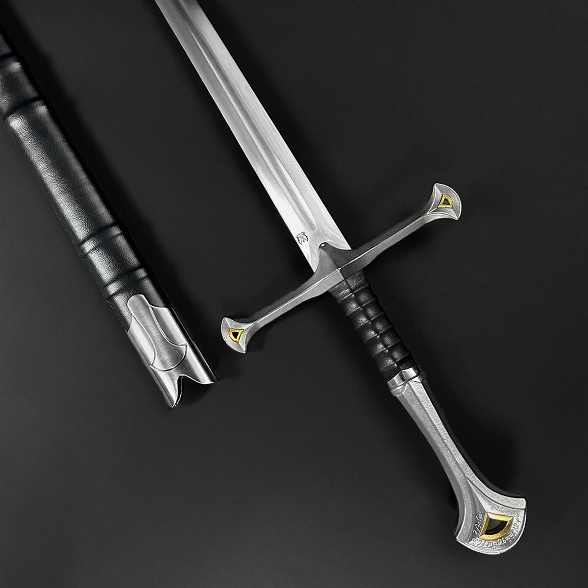Knight's Collection "Valorbrand" -  44 1/2" Hand-Forged Medieval Sword
