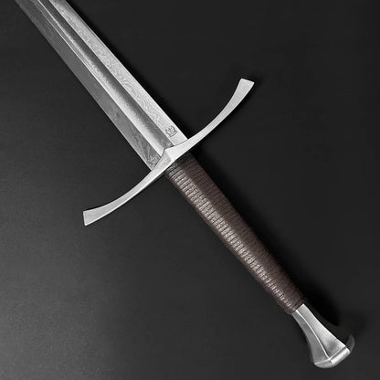 Knight's Collection Damascus Medieval Sword