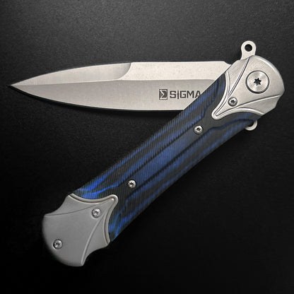 Sigma Ball Bearing Blue Folding Knife