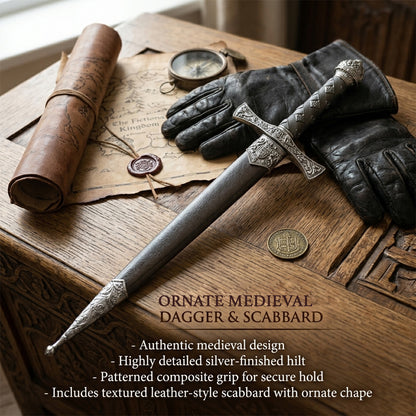 14'' Richard the Lion Heart Medieval Dagger
