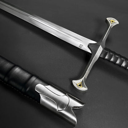 Knight's Collection "Valorbrand" -  44 1/2" Hand-Forged Medieval Sword
