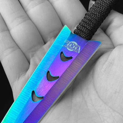 Target Master 6 PC 6" Overall Arrow Head Rainbow Throwing Knife Set