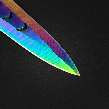 Target Master 6 PC 6" Overall Arrow Head Rainbow Throwing Knife Set