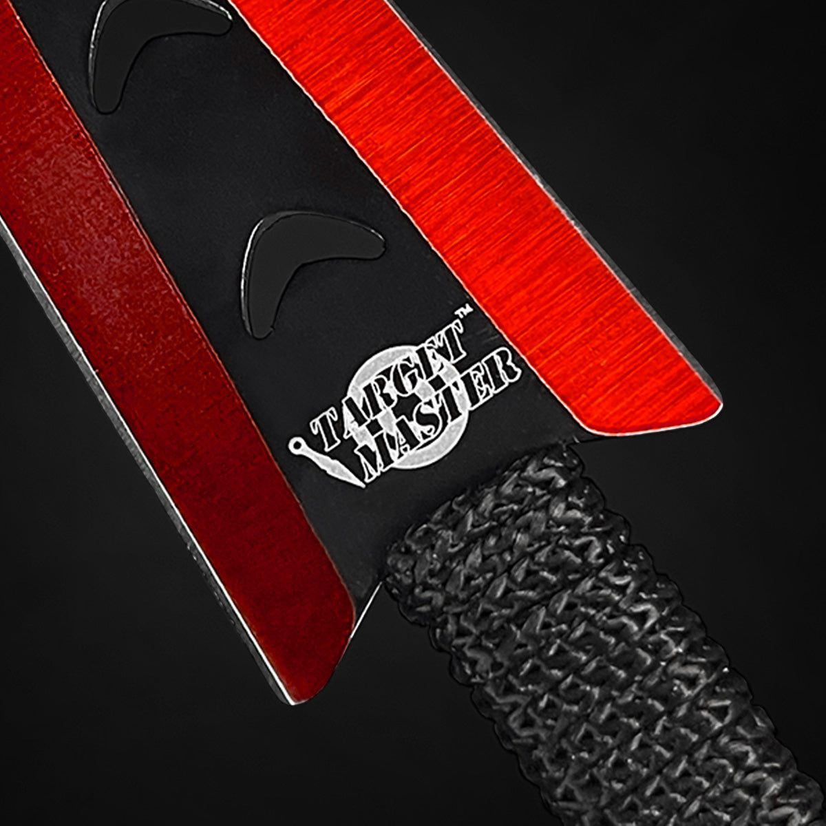 Target Master 6 PC 6" Overall Arrow Head Red Throwing Knife Set
