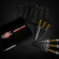 Target Master 6 PC 6" Overall Arrow Head Throwing Knife Set