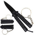 Butterfly Keychain Knife, 1.5" Blade | ABKD03BK