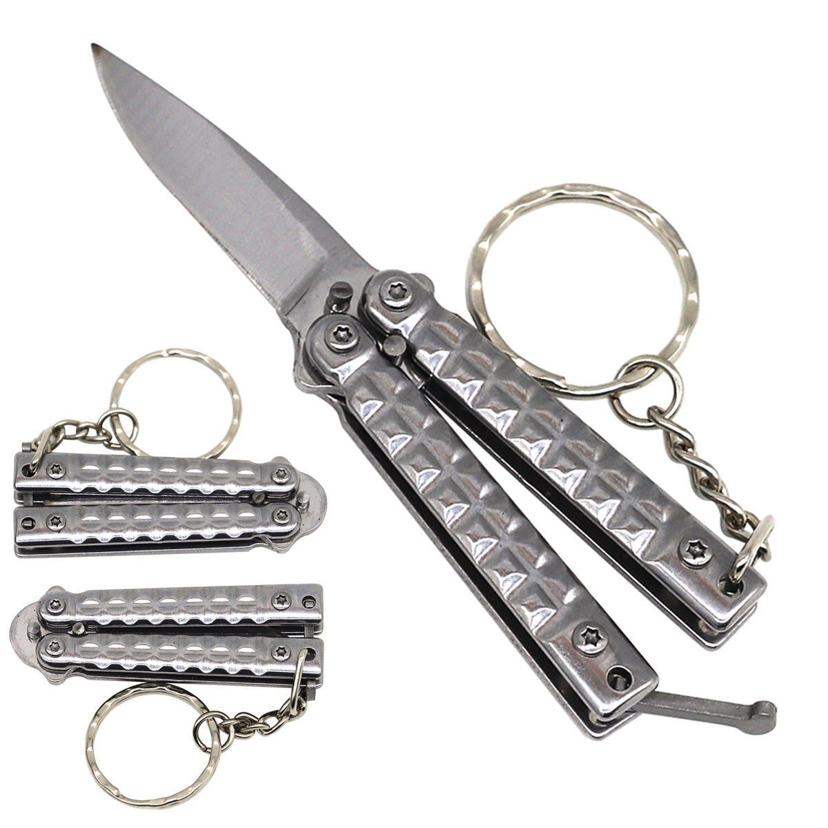 Butterfly Keychain Knife, 1.5" Blade | ABKD03CH