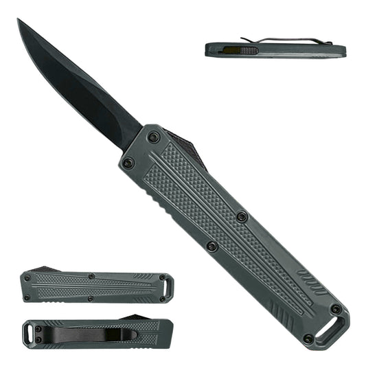 Gray Automatic Mini OTF Knife