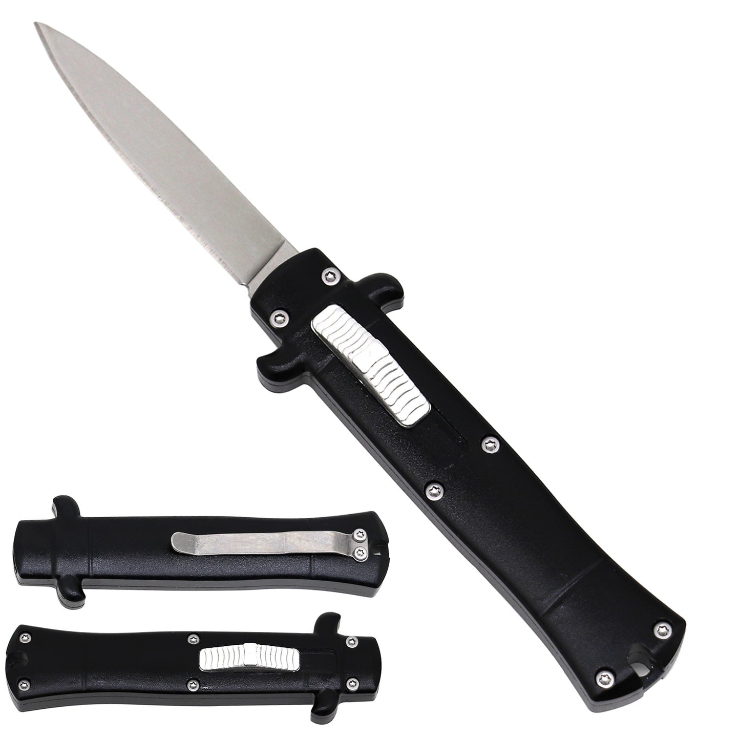 Black Mini OTF Knife