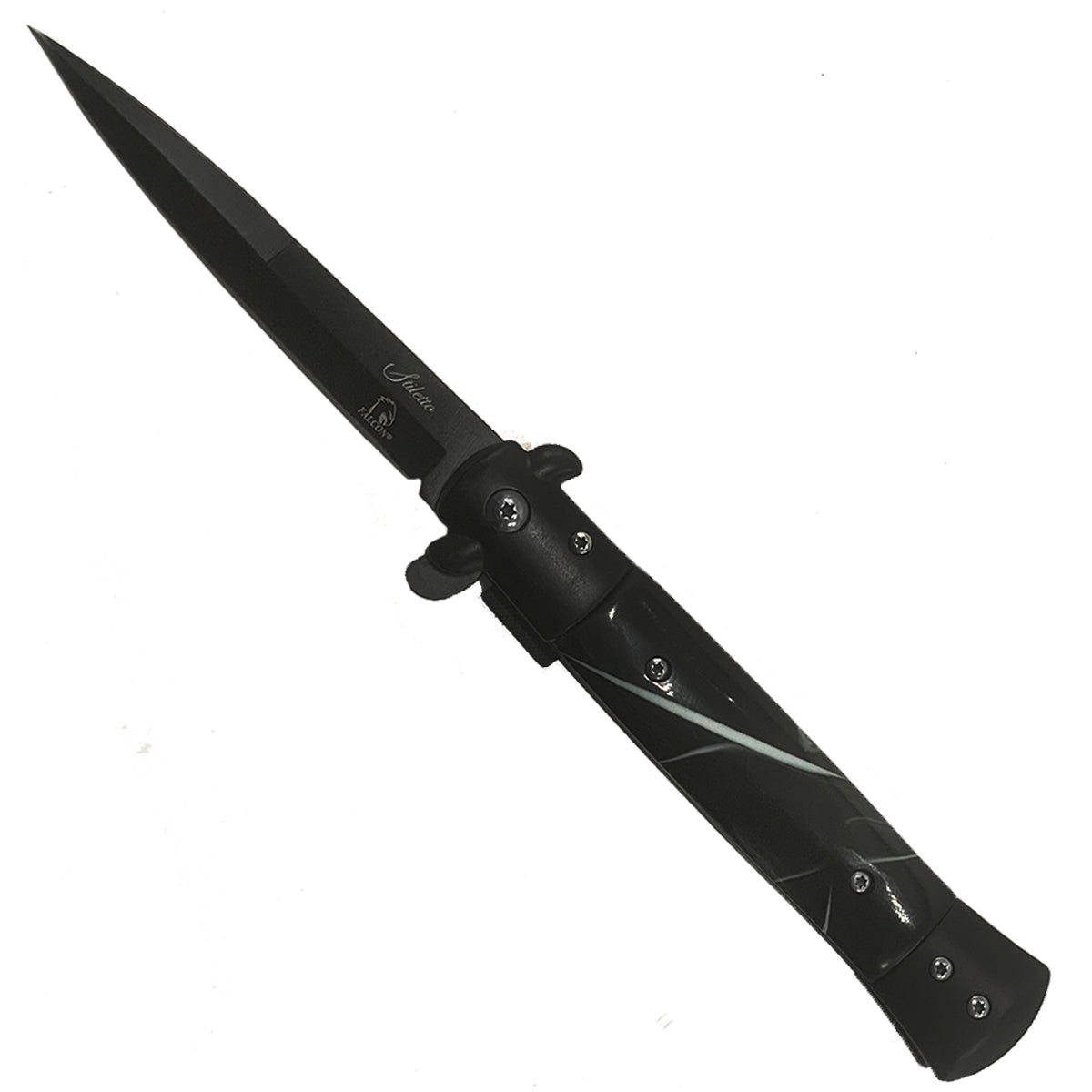 Buy Wholesale Falcon Stiletto Pocket Knife | Spring Assisted Blade