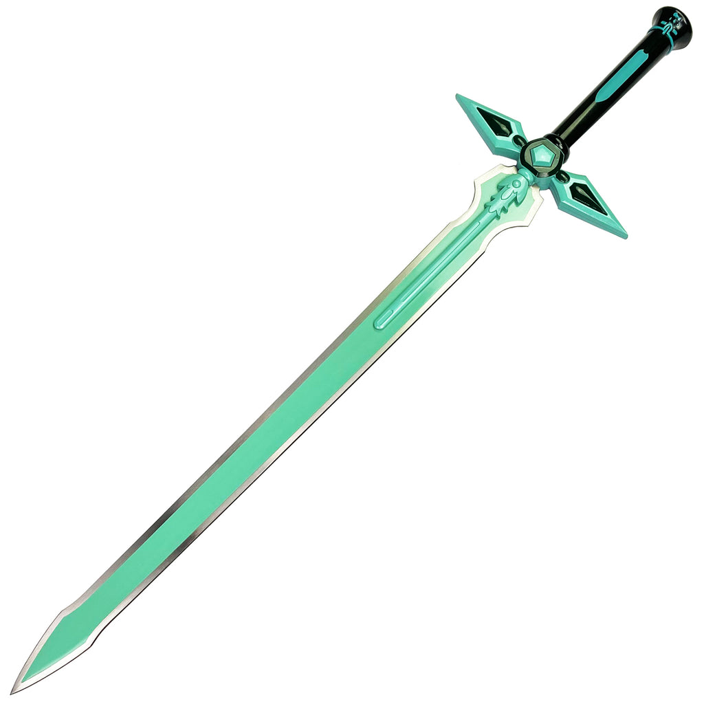 42"  Blade Anime Green Long Sword w/ Wooden Sheath