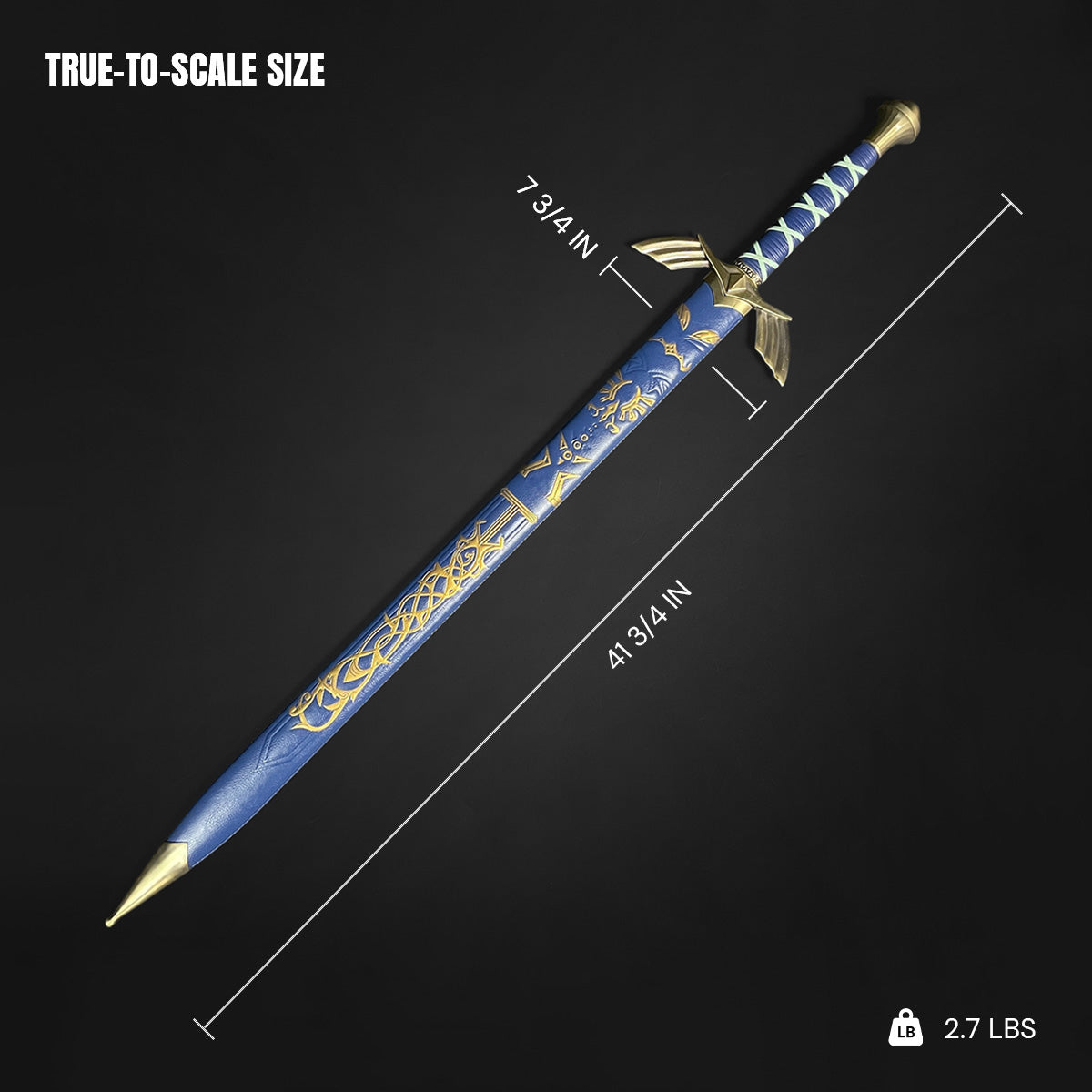 42"  Blue Fantasy Sword, Animation-1
