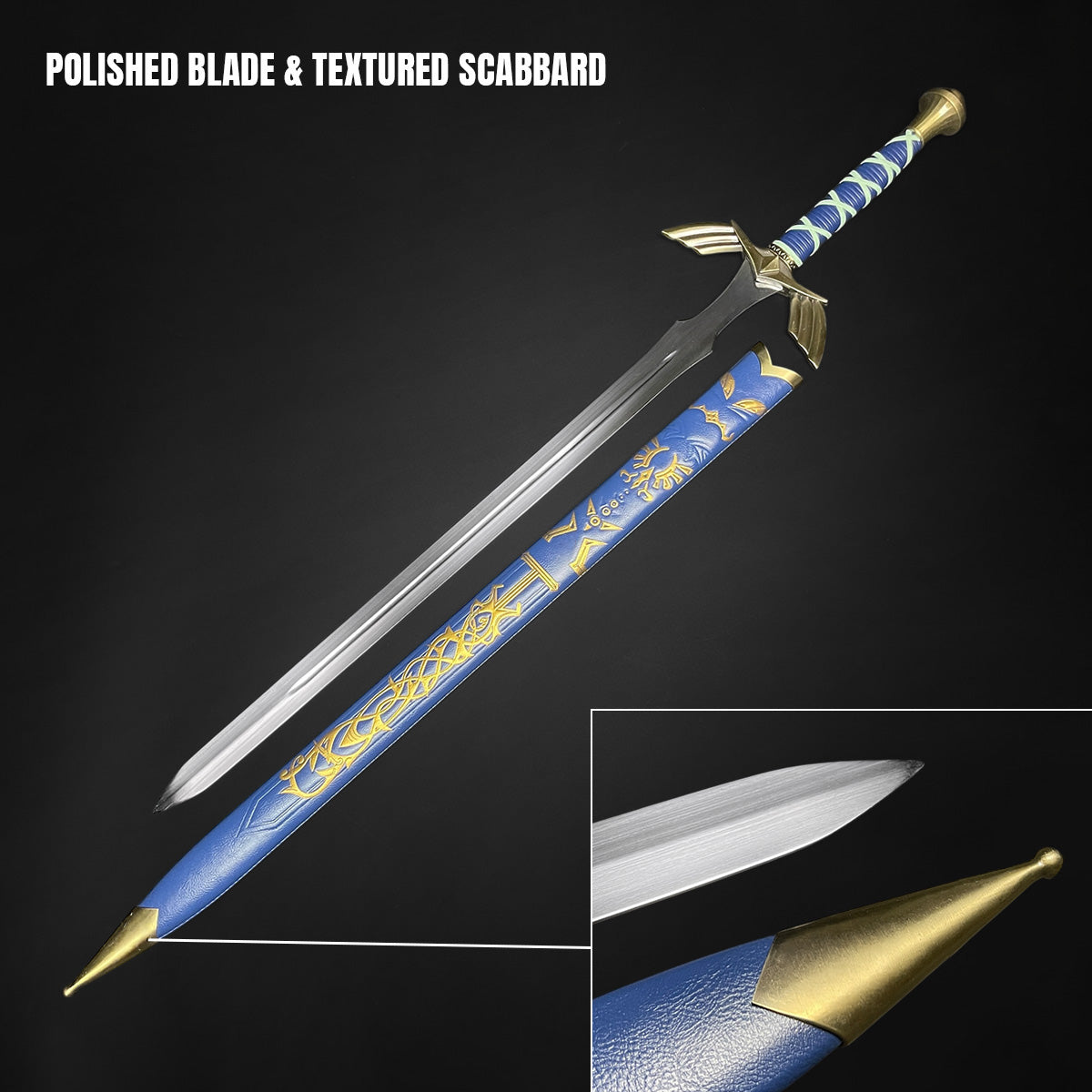 42"  Blue Fantasy Sword, Animation-1