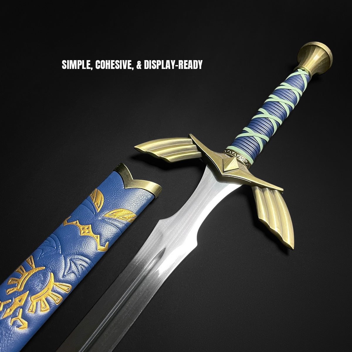 42"  Blue Fantasy Sword, Animation-1