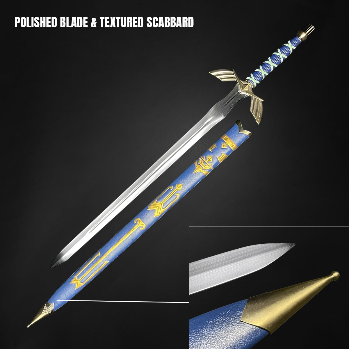 42"  Blue Fantasy Sword