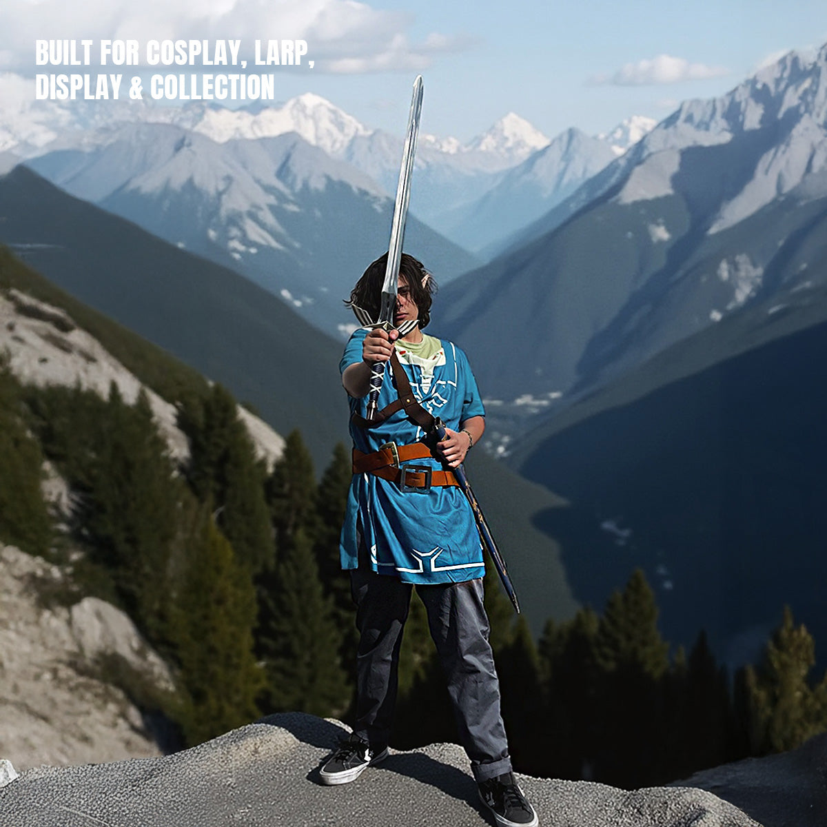 42"  Blue Fantasy Sword