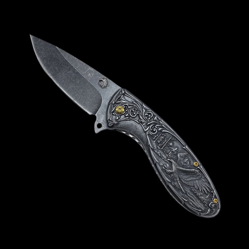 Engraved Falcon Pocket Knives - Premium Wholesale Knives Distributor