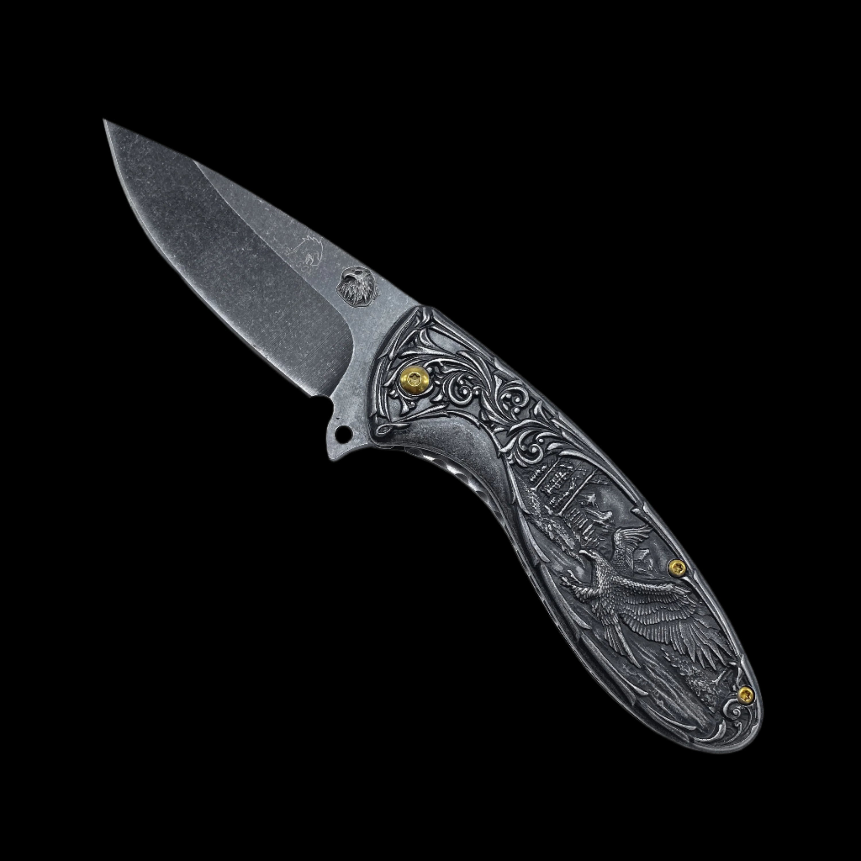 Engraved Falcon Pocket Knives - Premium Wholesale Knives Distributor